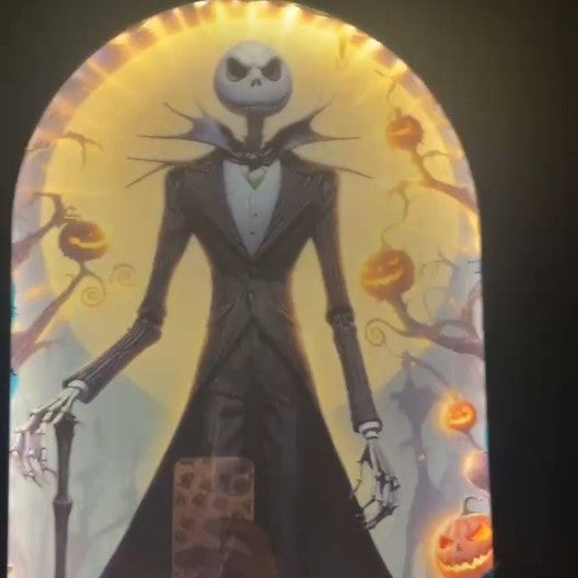 Halloween Ghost Holographic Mirror Decoration
