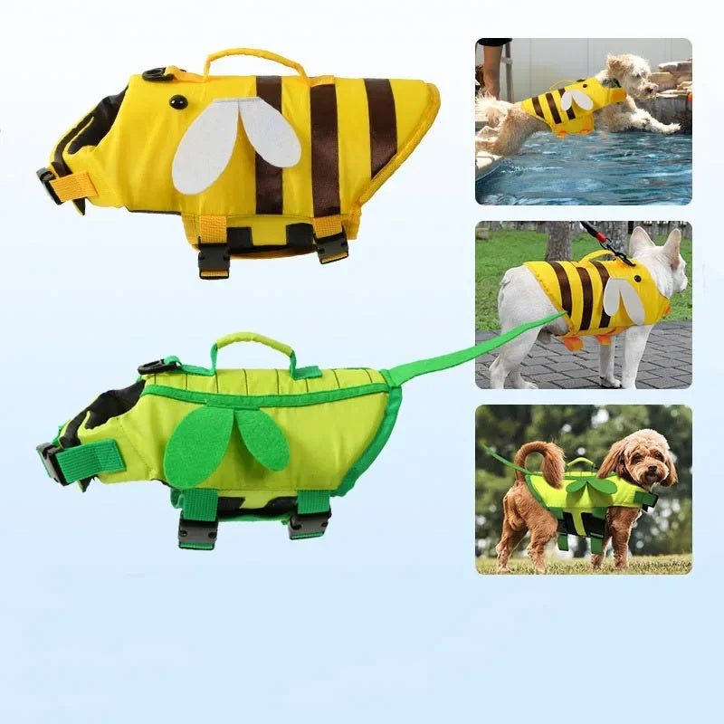 Reflective Dog Life Vest – Summer Safety Swim Jacket for Dogs