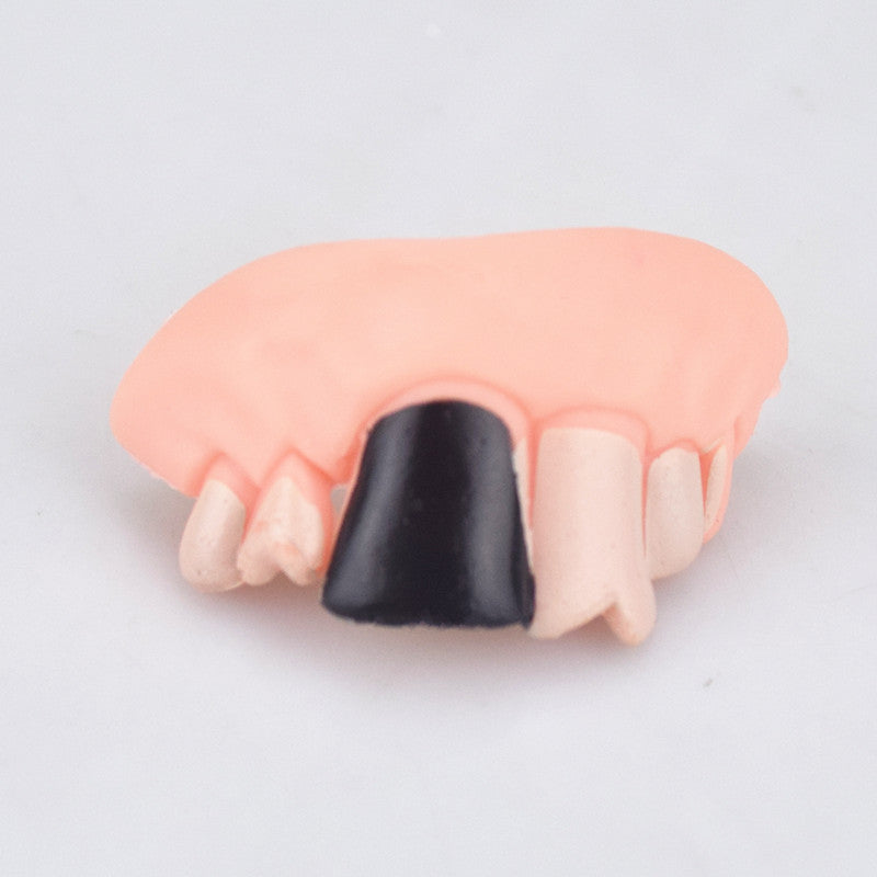 Halloween Funny Fake Teeth Toy – Silicone Dentures