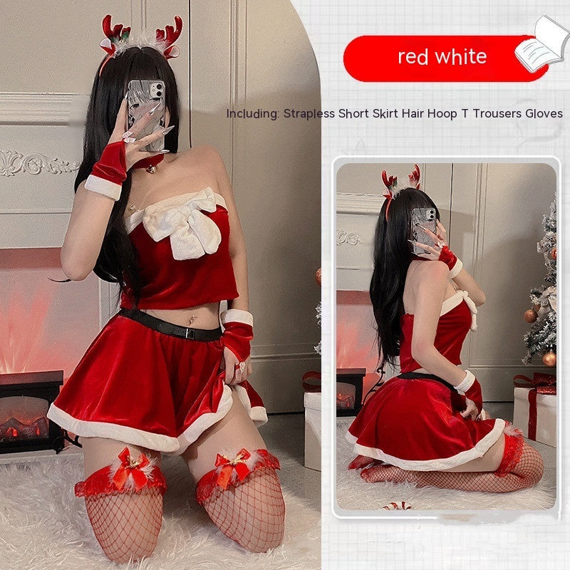 Women’s Halloween Skirt & Top Costume Set