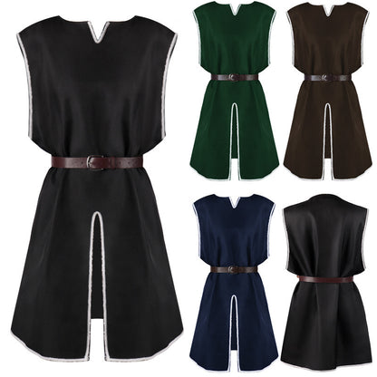 Men’s Halloween Medieval Gown – Loose Pullover Robe