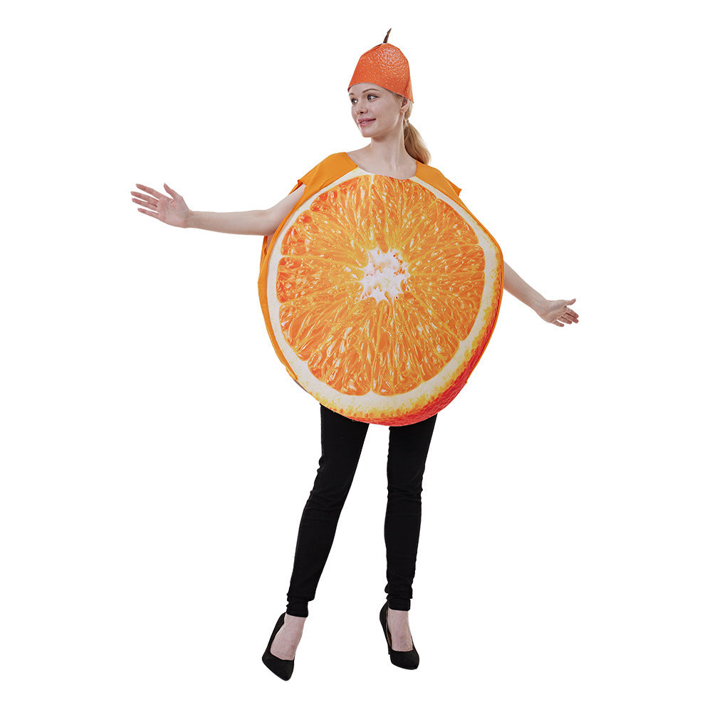 Halloween Orange Fruit Slice Costume