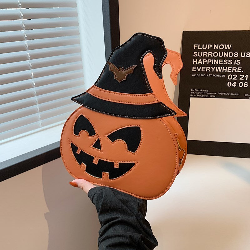 Halloween Pumpkin Shoulder Bag – Stylish & Cute