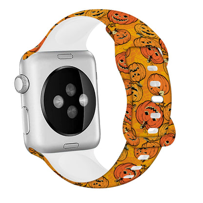Halloween Silicone Watch Strap – Compatible with Apple Watch