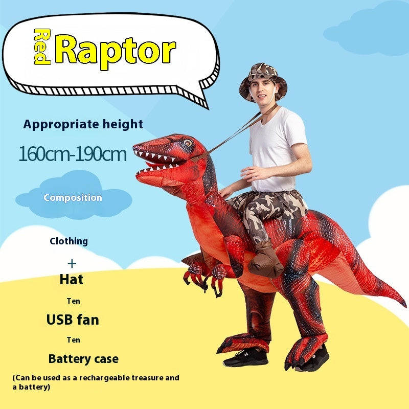 Funny Dinosaur Costume – Halloween Inflatable Suit
