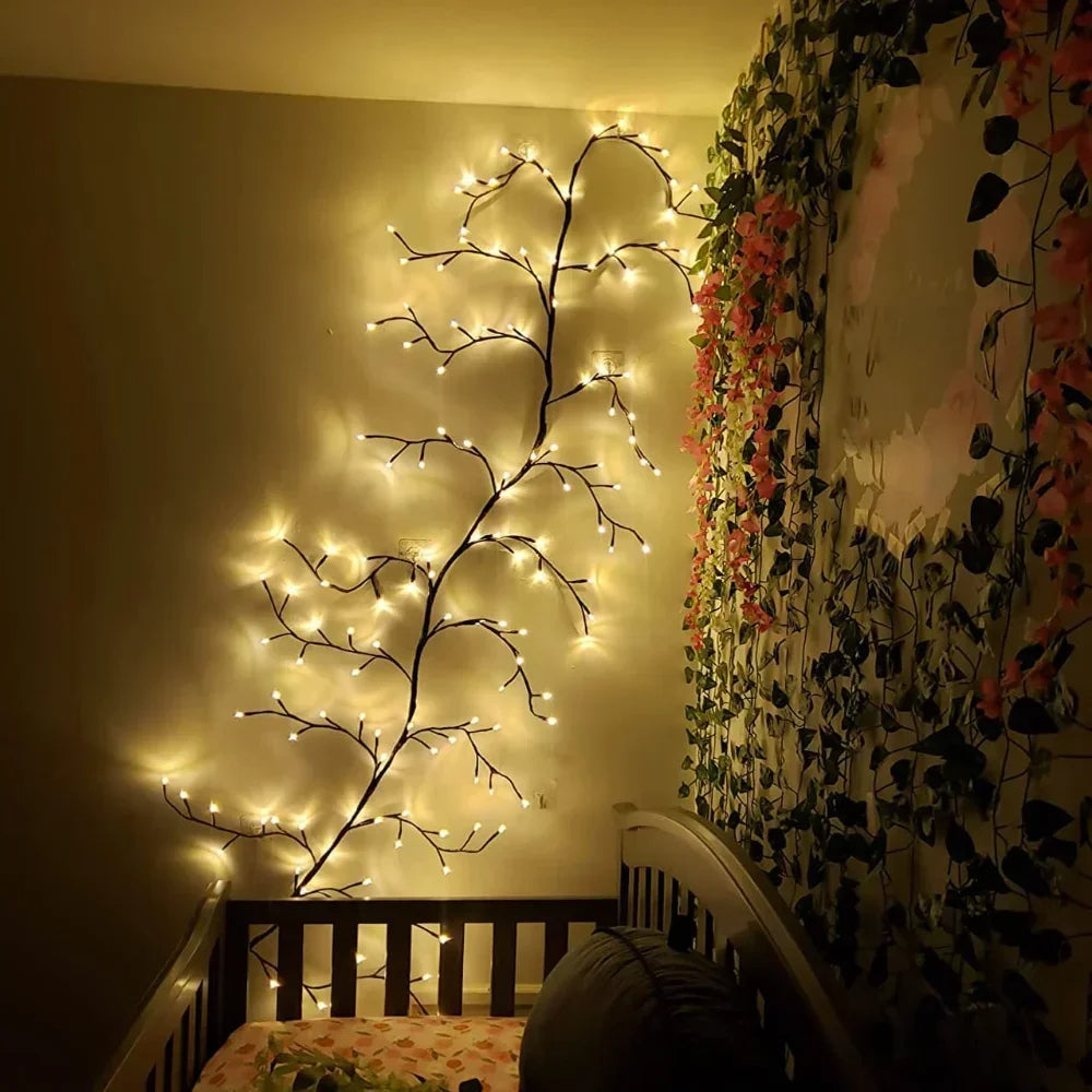 Tree Branch Wall Lights LED Decorative Warm Ambient Home Lighting EU Plug