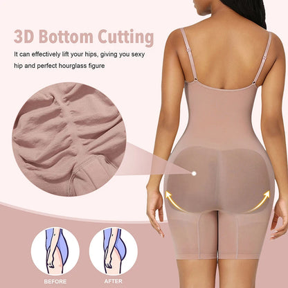 Seamless Shapewear Bodysuit Tummy Control Sculpting Slimming Wear