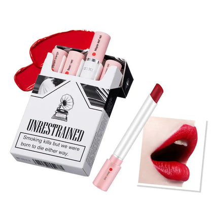 Cigarette Lipstick Set 4 Color Velvet Matte Mini Lip Kit Waterproof