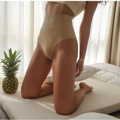 High Waist Slimming Thong Shapewear Tummy Control Seamless Panty