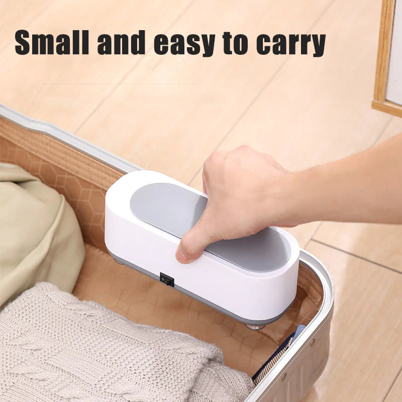Ultrasonic Jewelry Cleaner Machine Stainless Steel Deep Cleaning Device