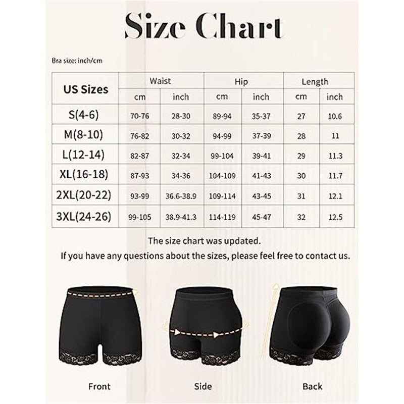 Hip Lifter Padded Shapewear Butt Enhancer Butt Lift Underwear