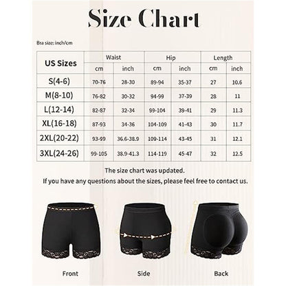 Hip Lifter Padded Shapewear Butt Enhancer Butt Lift Underwear