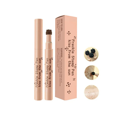 Waterproof Freckle Pen Natural Fake Freckles Makeup 4 Shade Felt Tip