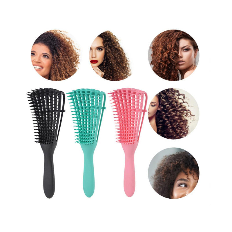 Hair Detangling Brush Wet & Dry Anti Frizz Scalp Massage Hairbrush