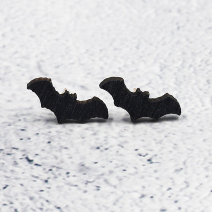 Halloween Bat Stud Earrings – Spooky Chic