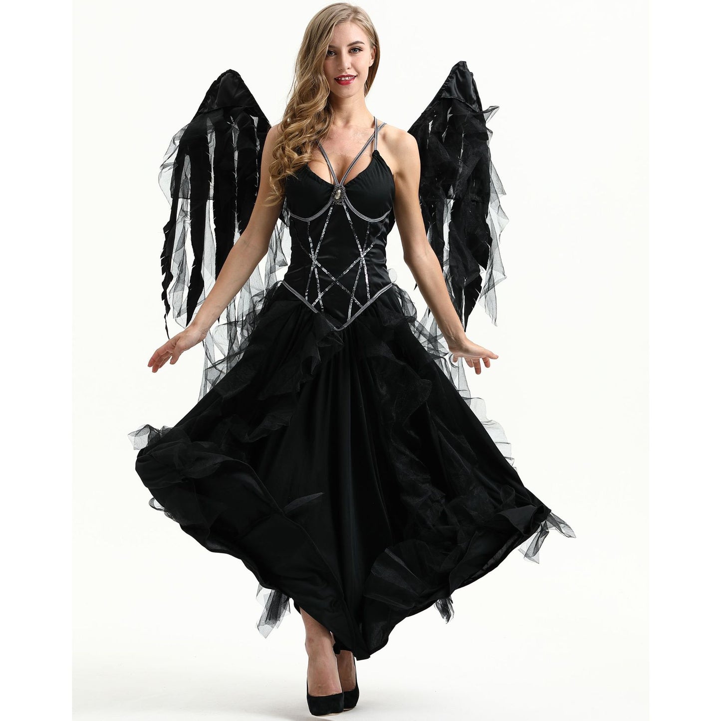 Halloween Demon Dark Angel Costume for Women