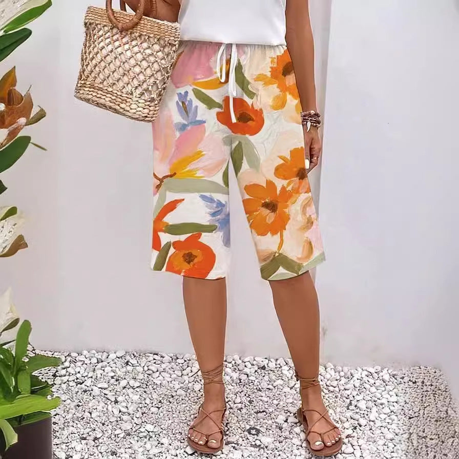 Halloween Cartoon Bamboo Linen Pants – Unisex