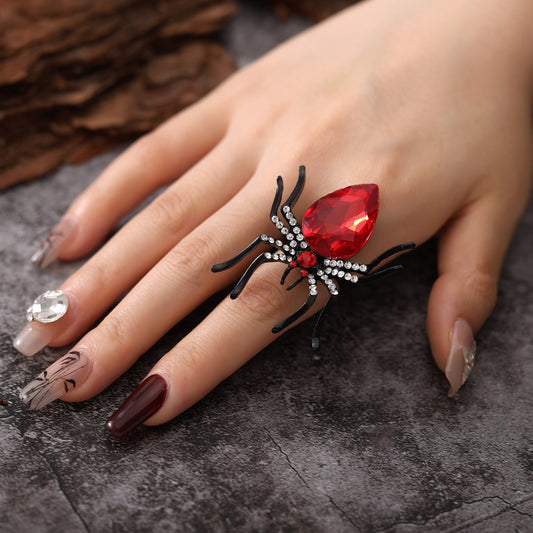 Halloween Gothic Spider Ring