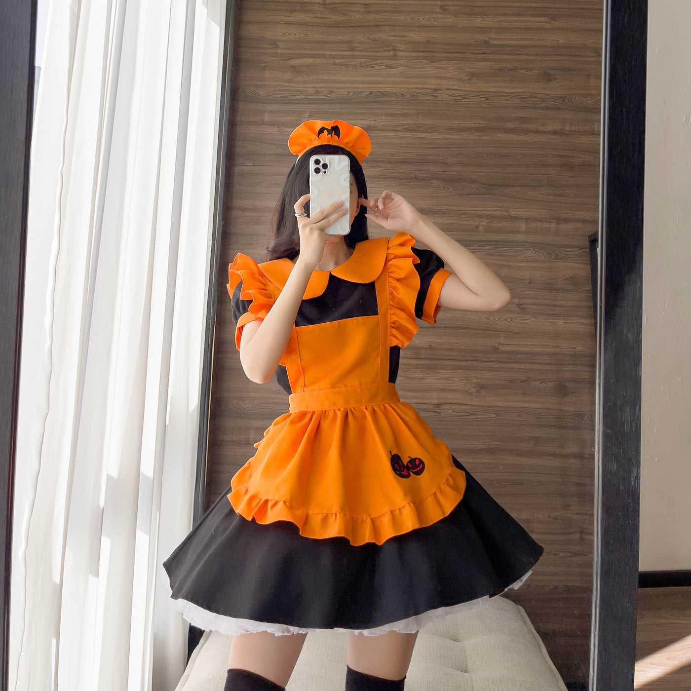 Halloween Maid Costume – Polyester Dress & Accessories