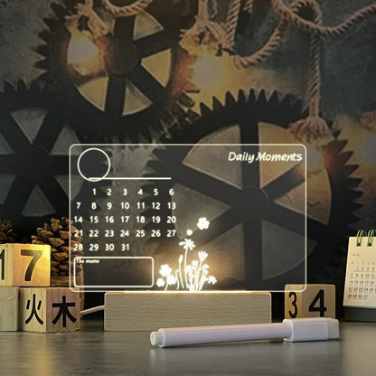 LED Message Board Night Lamp – USB with Pen