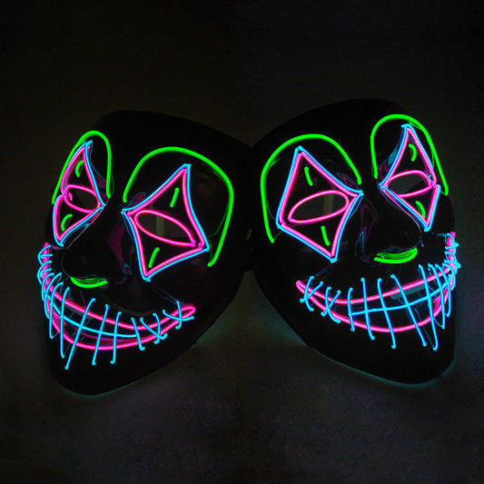 Halloween LED Glowing Eyebrow Mask