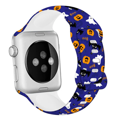 Halloween Silicone Watch Strap – Compatible with Apple Watch