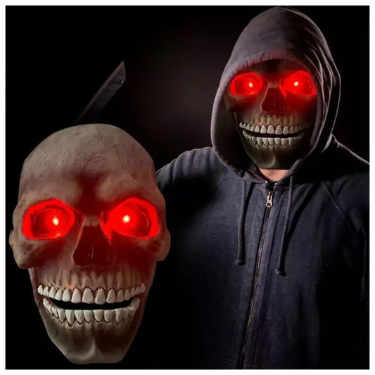 Halloween Skull Mask – Movable Mouth Latex Cosplay