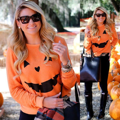 Halloween Pumpkin Sweater – Cozy & Festive