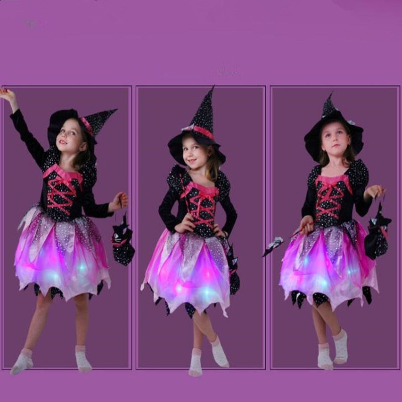 Baby Girls Halloween Witch Costume – Kids Cosplay
