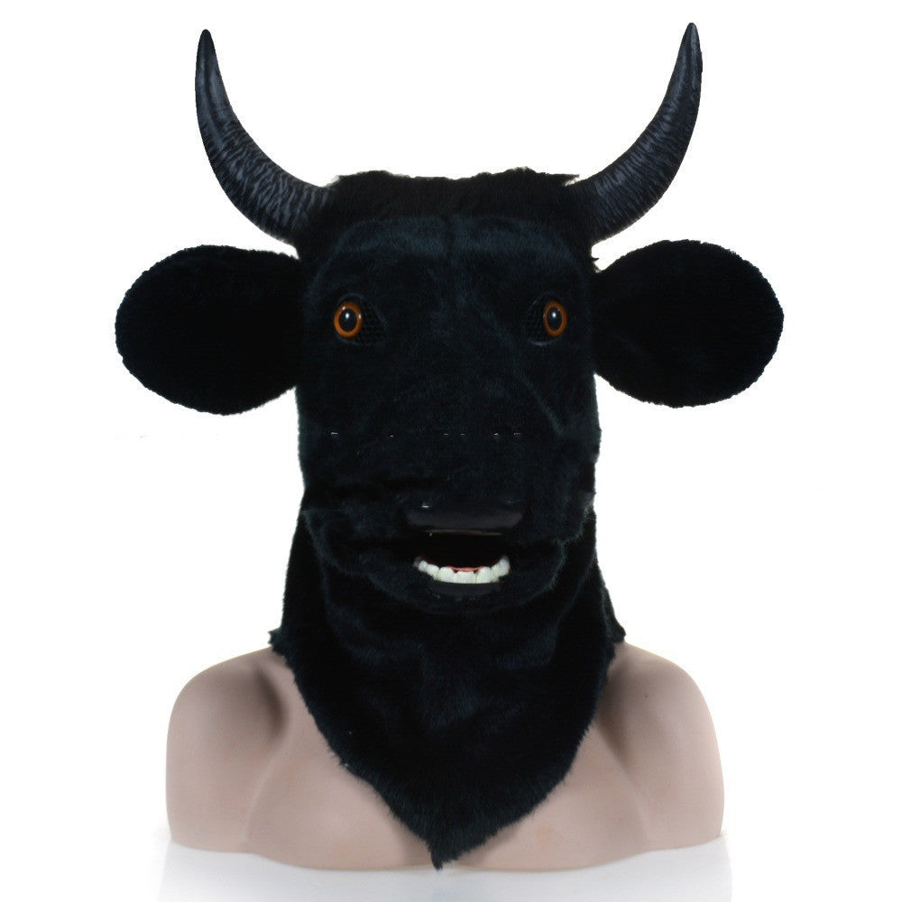 Gray Wolf Plush Headgear – Halloween Costume Prop