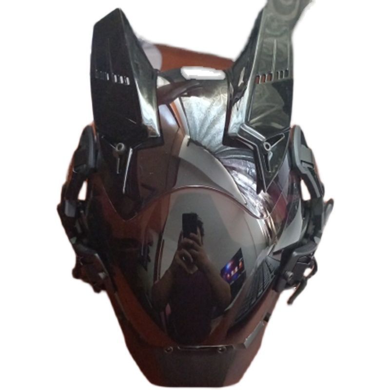 Sci-Fi Black Halloween Mask – Party Accessory