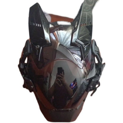 Sci-Fi Black Halloween Mask – Party Accessory