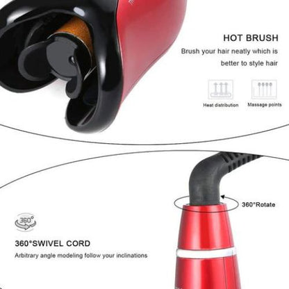 Automatic Hair Curler Ceramic Ionic Curling Iron Digital Temperature