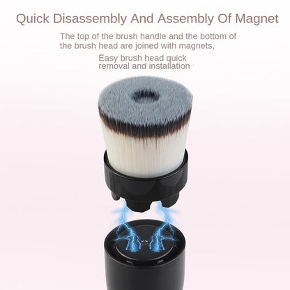 3 in 1 Electric Makeup Brush Vibration Rotating Foundation Blush Tool