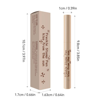 Waterproof Freckle Pen Natural Fake Freckles Makeup 4 Shade Felt Tip