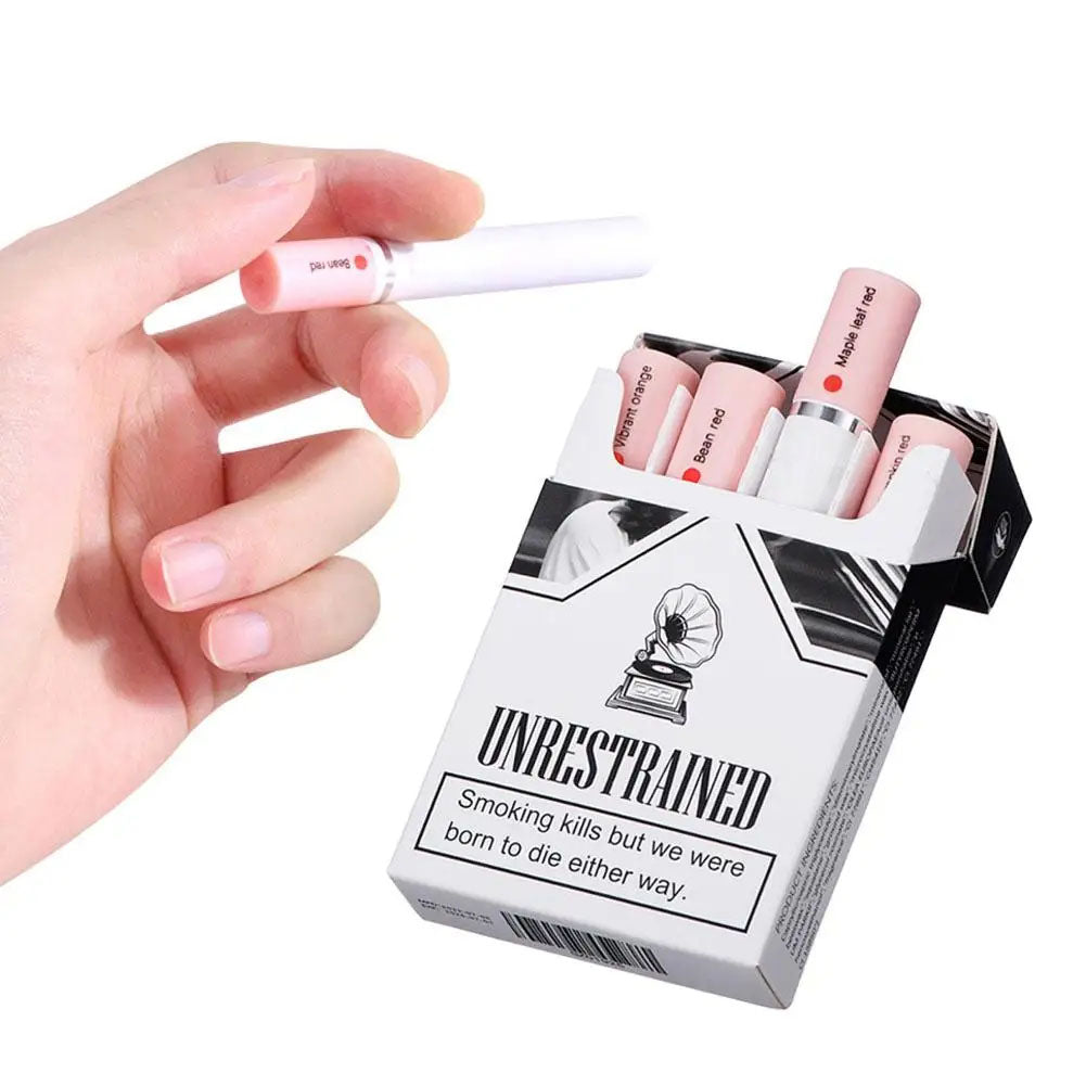 Cigarette Lipstick Set 4 Color Velvet Matte Mini Lip Kit Waterproof