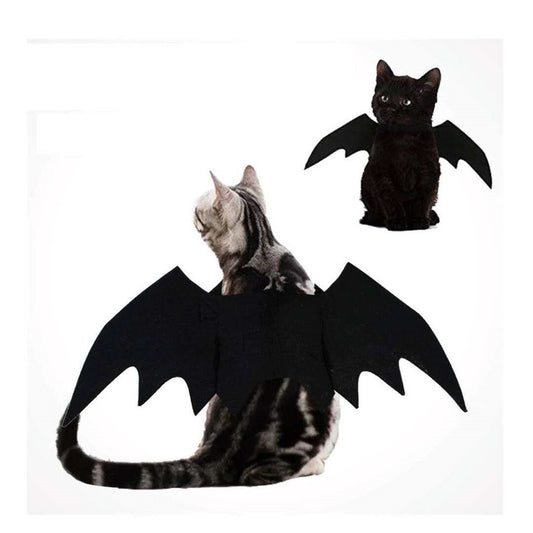 Halloween Black Felt Bat Wings for Pets
