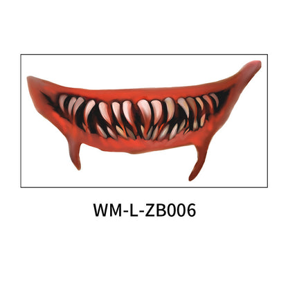 Halloween Mouth Tattoo Stickers – Fun & Easy