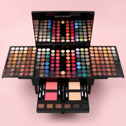 180 Colors Eyes Shadow Blush Set Personalized Piano-shaped Makeup Palette Box