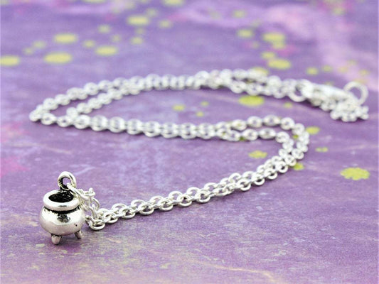 Halloween Wizard Cauldron Necklace