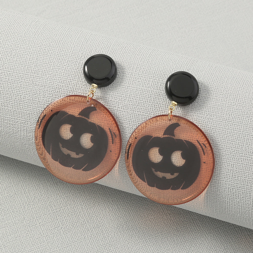Geometric Halloween Earrings – Simple & Stylish