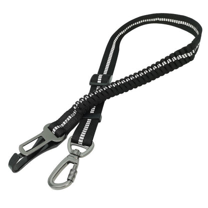 Reflective Dog Car Seat Belt – Adjustable Elastic Pet Safety Leash