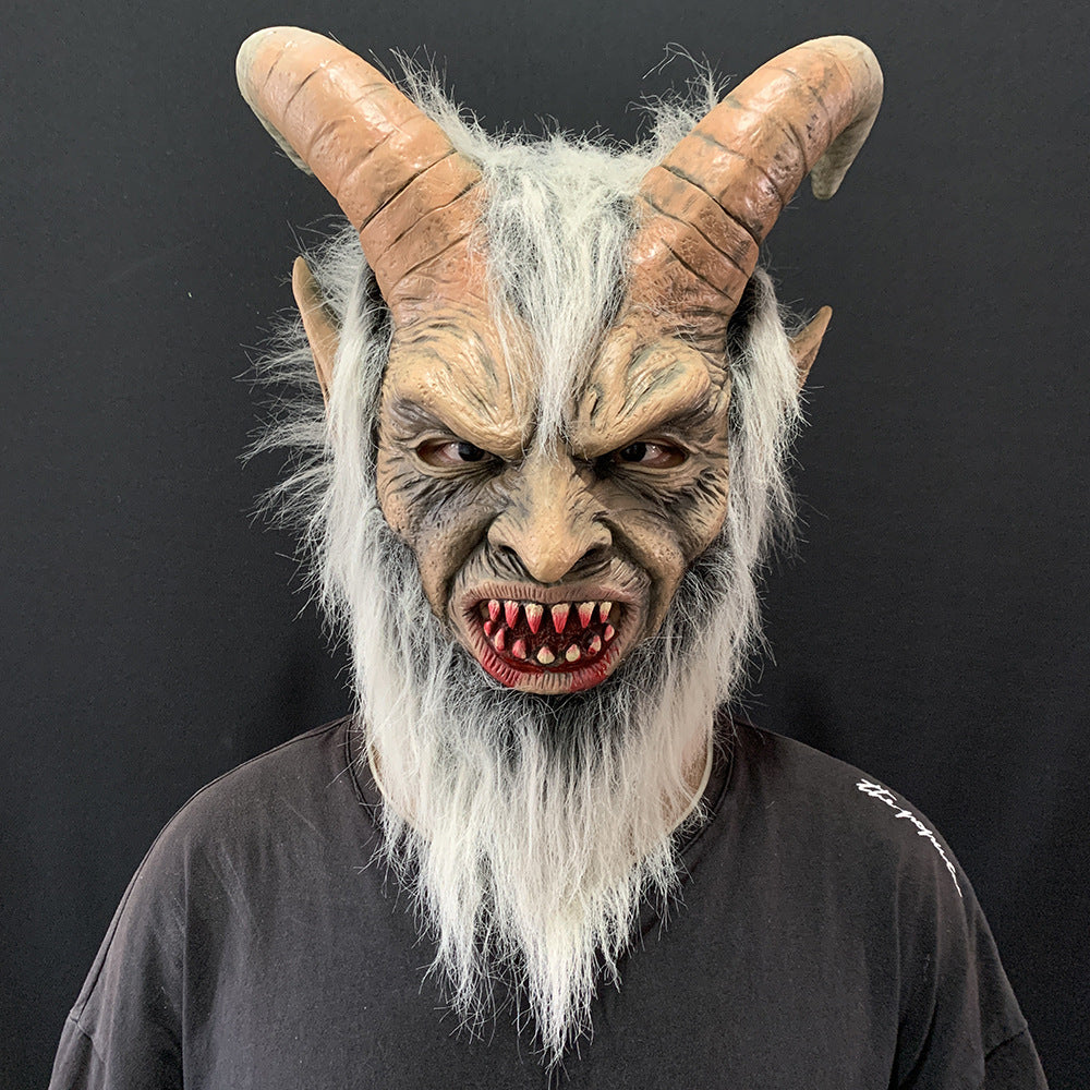 Halloween Horror Latex Lucifer Headgear Mask