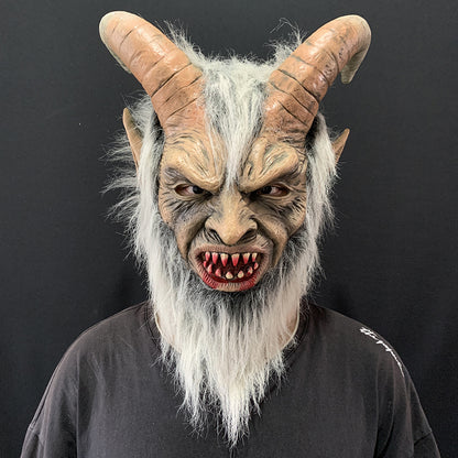 Halloween Horror Latex Lucifer Headgear Mask