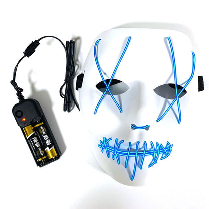 Halloween LED Mask – Luminous Flashing Light Up