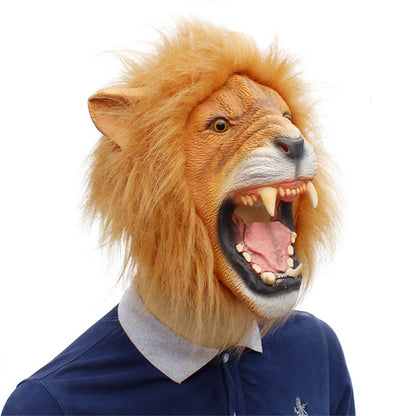 Cute Lion Latex Mask – Halloween & Costume
