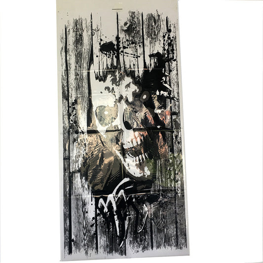 Halloween Horror Window Sticker – PVC Spooky Decor