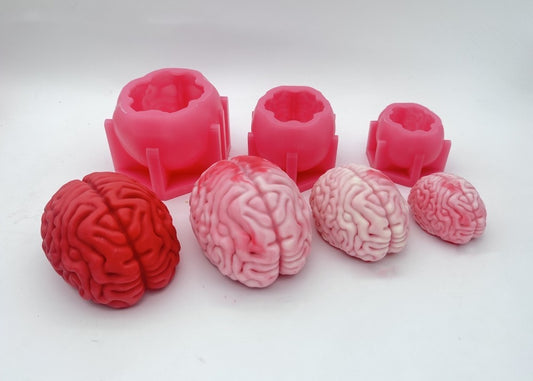Halloween Skull Cake Mold – Brain Flower Design