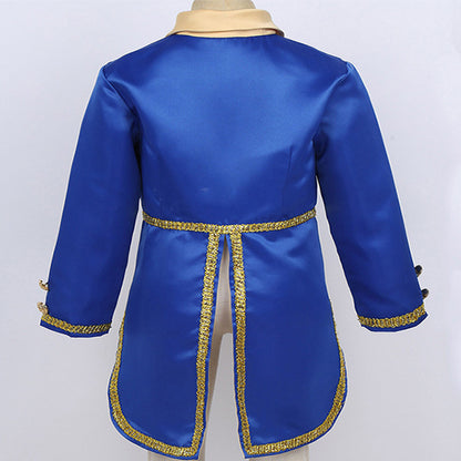 Kids’ Halloween Diagonal Neck Tuxedo – Cosplay Costume