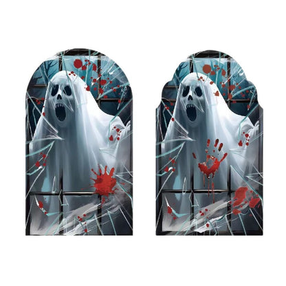 Halloween Ghost Holographic Mirror Decoration